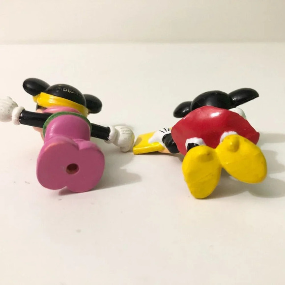 Vintage Disney Figures Arco Applause Mickey Minnie Mouse Ducktales Bully  Goofy - Picture 15 of 16